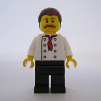 Chef, Red Neckerchief, Black Legs, Reddish Brown Hair, Moustache