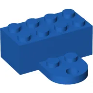 Brick Magnet 2 x 4 with Round Plate 2 x 2