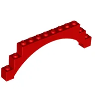 Brick Arch 1 x 12 x 3 Raised Arch with 5 Cross Supports