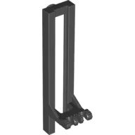 Forklift Mast Wide 1 x 2 Hinge Plate Locking with Rubber Belt Holder