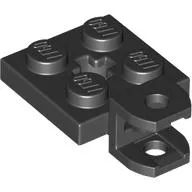 Plate Special 2 x 2 with Towball Socket, Short, Flattened with Holes and Axle Hole in Center