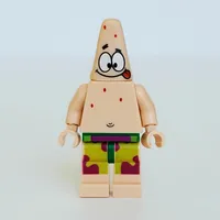 Patrick Star with Tongue Hanging Out