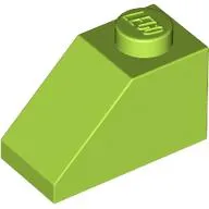 Brick Sloped 45° 2 x 1 with Bottom Pin