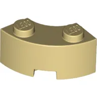 Brick Round Corner 2 x 2 Macaroni with Stud Notch and Reinforced Underside [New Style]
