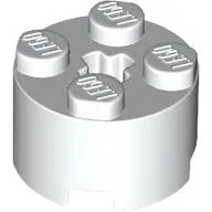 Brick Round 2 x 2 with Axle Hole