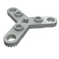 Technic Plate Rotor 3 Blade with Toothed Ends and 3 Studs (Propeller)