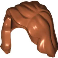 Hair Mid-Length with Part over Front of Right Shoulder