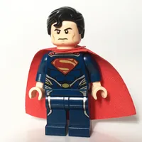 Superman in Dark Blue Outfit (Man of Steel)