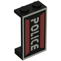 Panel 1 x 2 x 3 with Space Police I Right Print