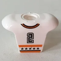 Minifig Neckwear Sports Hockey Body Armor with NHL Logo and Black '2' Print