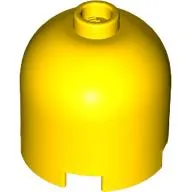 Brick Round 2 x 2 x 1 2/3 Dome Top, Blocked Open Stud