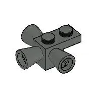 Brick Special 1 x 1 with 3 Speakers / Loudspeakers / Space Positioning Rockets