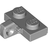 Hinge Plate 1 x 2 Locking with 1 Finger on Side, with Groove