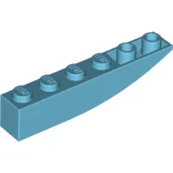 Brick Curved 6 x 1 Inverted