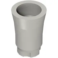 Plant, Palm Tree Trunk - Short Connector, Axle Hole with 2 Inside Prongs