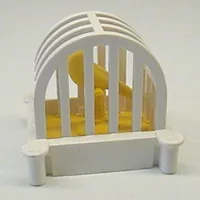 Belville / Fabuland, Animal / Creature Accessory, Birdcage with Yellow Bird