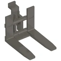 Forklift Forks Wide Reinforced [without Rubber Belt Holder]
