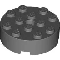 Brick Round 4 x 4 Centre Hole