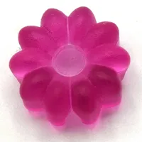 Clikits Icon, Flower 2 x 2 Small, 10 Petals with Hole [Frosted]