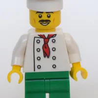 Chef, Green Legs, Chef Hat, Moustache