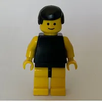 Man, Plain Black Swimsuit, Black Hair