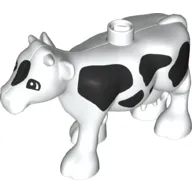 Duplo Animal Cow with Black Spots Print