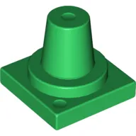 Duplo Flashlight, 2 x 2 Base with Trans-Neon Orange Light