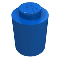 Brick Round 1 x 1 Solid Stud, No Bottom Groove