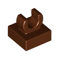 Tile Special 1 x 1 with Clip with Rounded Edges