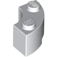 Brick Round Corner 2 x 2 Macaroni with Stud Notch