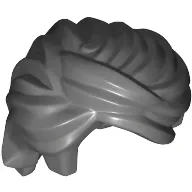 Hair Swept Back, Tousled