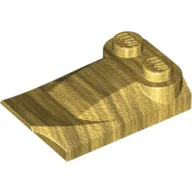 Brick Wedged, Curved 2 x 3 x 2/3 Two Studs, Wing End