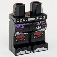 Hips and Black Legs with Red Knee Caps, Silver Toes print