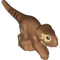 Animal, Dinosaur, Aquilops with Black Eyes, Tan Markings print