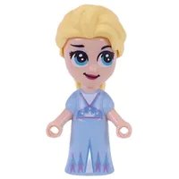Elsa - Microdoll, Bright Light Blue Dress, Hair in Tail, Looking Up