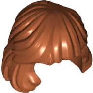 Hair Mid-Length Combed Behind Ear