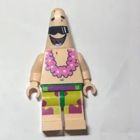 Patrick Star with Lei and Sunglasses