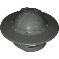 Helmet with Chinstrap and Wide Brim