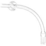 Bar Curved with Axle End and 1 x 1 Round Plate