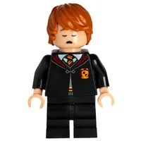Ron Weasley, Gryffindor Robes, Sleeping