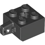 Hinge Brick 2 x 2 Locking with 1 Finger Vertical and Axle Hole [X Opening]