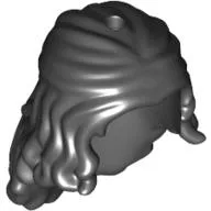 Hair Long Wavy, Partially Tied Back [2 Holes]