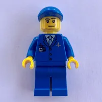 Crew Member - Blue Torso, Blue Legs, Blue Cap
