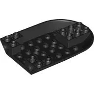 Aircraft Fuselage Curved Forward 6 x 8 Bottom with 2 Pin Holes