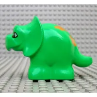 Duplo Dinosaur Triceratops Baby with Brown Spots Print