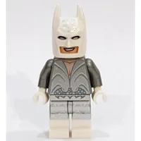 Batman, Glitter Silver Suit, White Cowl