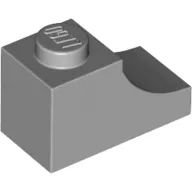Brick Curved 2 x 1 with Inverted Cutout