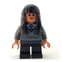 Cho Chang - Dark Bluish Grey Sweater, Black Legs, Rubber Hair