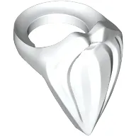 Minifig Neckwear Beard, Pointy