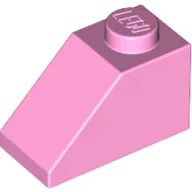 Slope 45° 2 x 1 with Bottom Pin